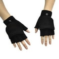 thumbnail image 1 of Sales Today Winter Fingerless Gloves GIJNRIUIUA Under $3 Adult Women Men Winter Hand Wrist Warmer Cover Fingerless Gloves Black Gloves & Mittens, 1 of 2