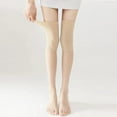 thumbnail image 1 of Sales Today Women Knee High Socks Under $2 GIJNRIUIUA Beige Knee-High Socks 1 Pairs Women Fashion Soft Solid Splice Socks Knee High Stockings Summer Socks Silk Stockings Leg Warmers, 1 of 4