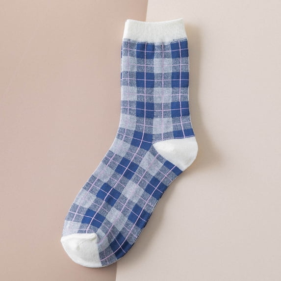 Sales Today Women Socks Under $2 GIJNRIUIUA Navy Crew Socks Winter Women Autumn and Winter Matching Printing Thickened Warm Mid Tube Socks Women Thick Socks Ankle Socks