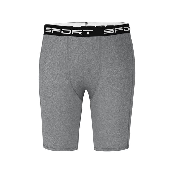 Sales Today YLSDY Compression Shorts Men Spandex Running Sport Under Shorts Cool Dry Athletic Underwear Muscle Support Gray XXXL