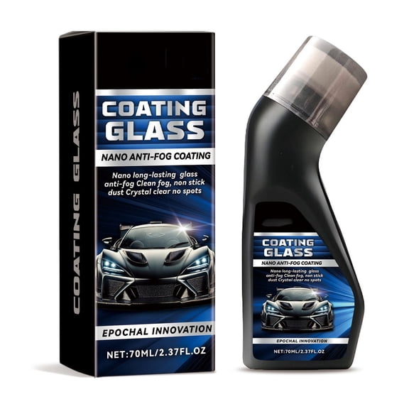 SalesTunhigl Coating Glass Anting Fogs Coating Car Anting Fogs Agent With Applicator Car Defogging for Car Windshield Window Mirrors Glasses Swim Goggles 70ml
