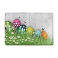 thumbnail image 1 of Sales Tunhigl Easter Day Door Mat - Front Door Mat - Bath Rug Super Absorbent Quick Dry - Rubber Backing Non Slip Washable Bathroom Floor Mats -Green 16x24 IN, 1 of 8