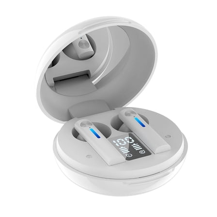 Sleep Earbuds, Noise Blocking Sleep Headphones, Small Earplugs for Side Sleepers, 80H Playtime, Stream Content via Bluetooth 5.3, Sleep Monitor, Personal Alarm