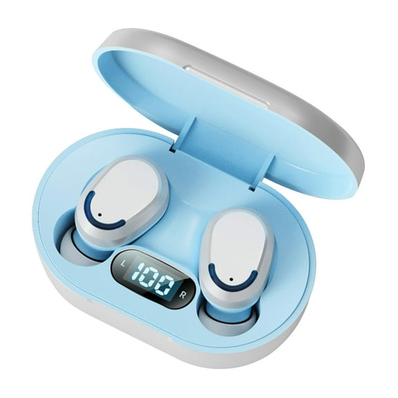 Wireless Earbuds Bluetooth Headphones 80hrs Playback Ear Buds Power Display with Noise Canceling Mic Headsets for Sports/Workout/Running