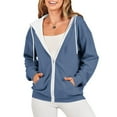 thumbnail image 1 of Turilly Women's Coats and Jackets Women Fashion Printed Blouse Long Sleeve Tops Sweatshirt Pockets Hoodied, 1 of 7
