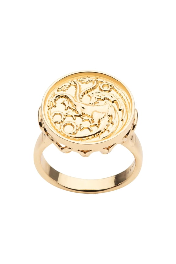 LLC Game of Thrones House of the Dragon Targaryen Sigil King Ring | Size 7 Unisex