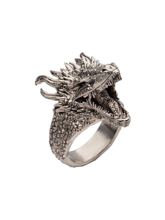 LLC Game of Thrones Stainless Steel Dragon Ring | Size 9 Unisex