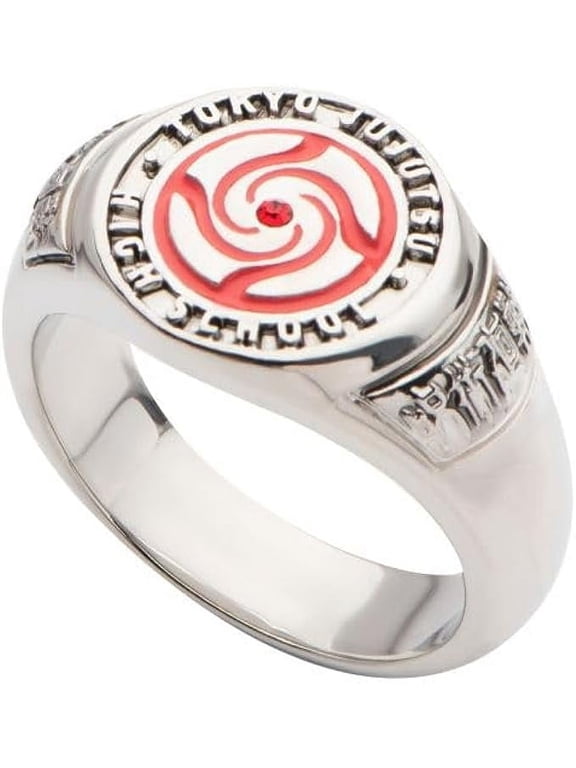 LLC Jujutsu Kaisen Jujutsu High Brass Signet Ring | Size 10 Unisex