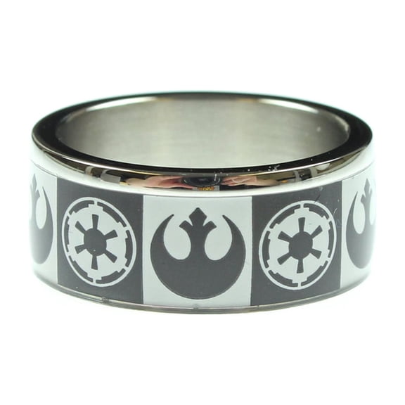 SalesOne LLC Star Wars Empire/Rebel Alliance Ring Size 11 Unisex