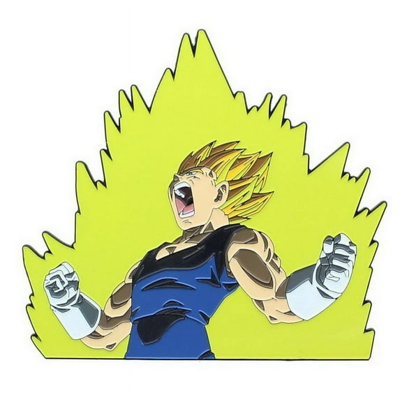SalesOne SOI-DBZVEGETA6LP04-C Dragon Ball Z 5.5 Inch Magnetic Pin | Super Saiyan Vegeta