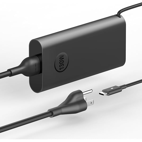 Dell 130W USB-C Type C Charger Adapter XPS 15 9500 9510 9575 17 9700 9710 9720