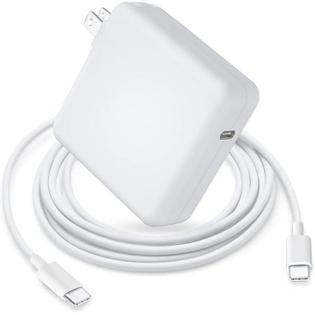 Salf Mac Book Pro Charger - 87W USB C Power Adapter Compatible with 13/14/15 Inch After 2016, for Mac Book Air After 2018, Works 70W 67W 61W 30W 29W, Include Charge Cable(6.6Ft)