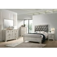 thumbnail image 1 of Salford 4-piece Eastern King Bedroom Set Metallic Sterling, 1 of 14
