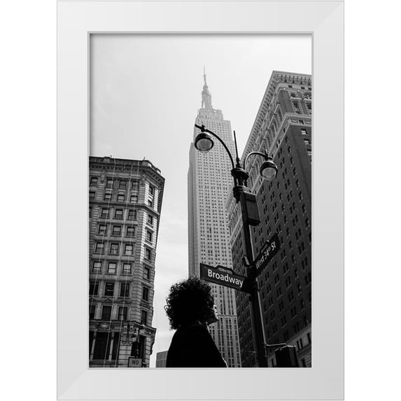 Salgado Gispert, Gloria 23x32 White Modern Wood Framed Museum Art Print Titled - New York-New York