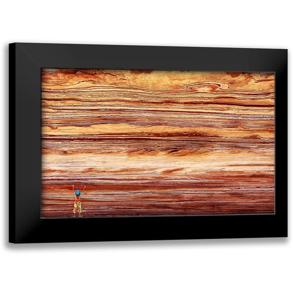 Salgado Gispert, Gloria 24x17 Black Modern Framed Museum Art Print Titled - Kalbarri-Western Australia