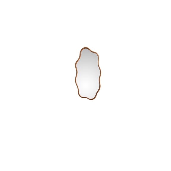 SaliWa Full Length Mirror, 47"X23" Walnut Full Body Mirror with Wood Frame，Decorative Wall Mirrors for Bathroom, Living Room, Bedroom, Bathroom, Entryway, Vertical/Horizontal