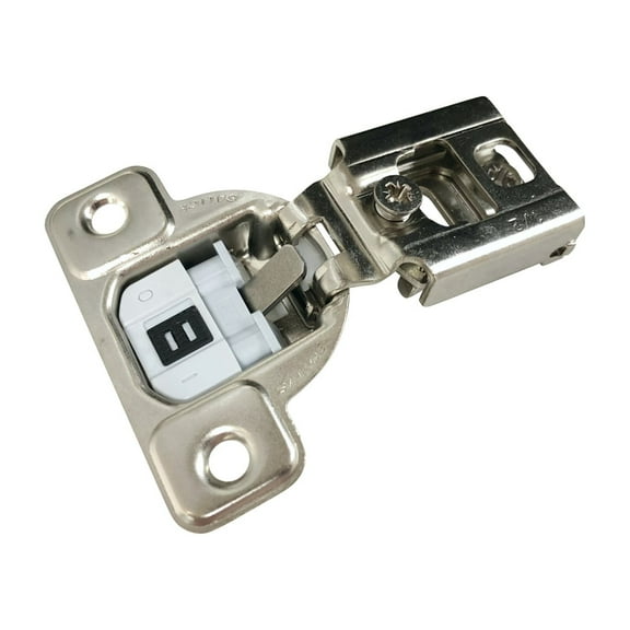 Salice 106 Degree 1/2" Overlay, Silentia Soft Close Screw-On Face Frame Hinge with 2 Cams