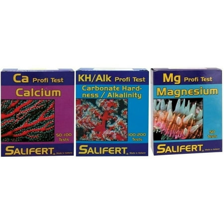 Salifert Alkalinity Calcium Magnesium Combo Test Kit