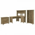 thumbnail image 1 of Salinas L Shaped Desk with Hutch and Storage in Reclaimed Pine - Engineered Wood, 1 of 11