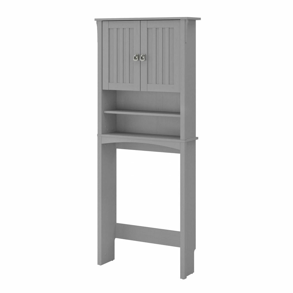 Cape Cod Gray Over The Toilet Storage Cabinet with Adjustable Shelves