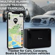 Salind GPS 11 – GPS Tracker for Vehicles, Motorcycles, Boats, Trucks and Fleets - Robust GPS Tracker with Magnet- Live Tracking - Speed Monitoring and 365 History