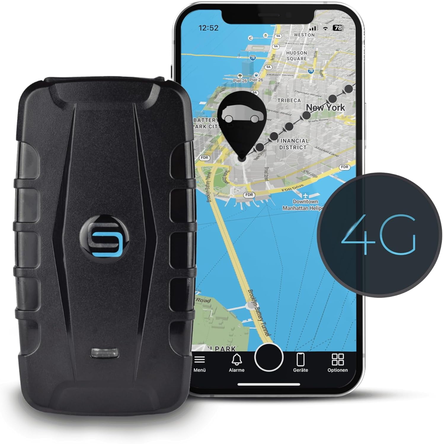 Salind GPS 20 GPS Tracker for Vehicles, Motorcycles, Boats, Trucks