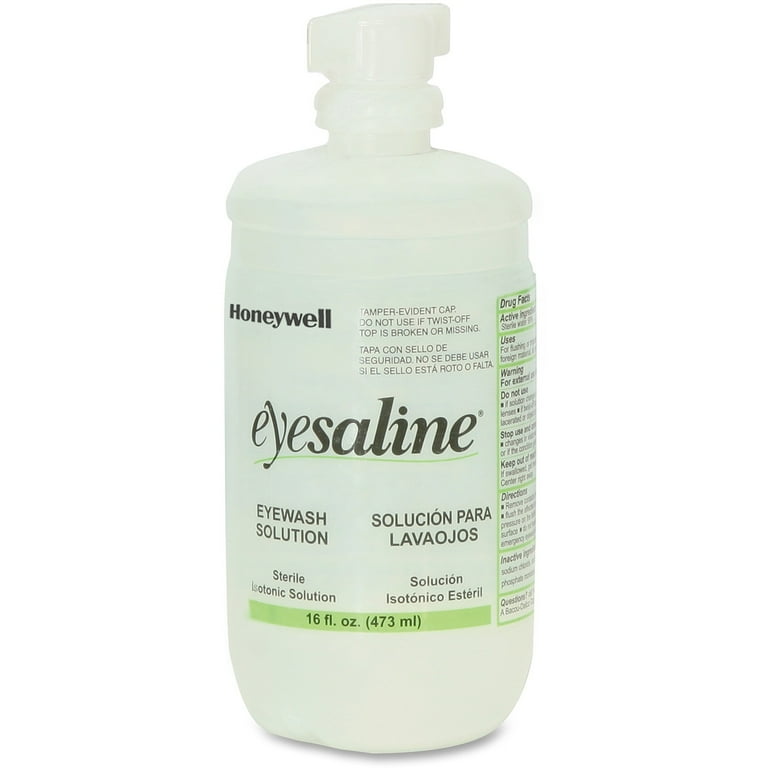Saline Personal Eyewash Bottles, 16 oz Bottle Saline Personal Eyewash Bottles, 16 oz Bottle