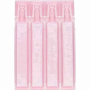 Saline Solution Tubes 5mL, 100 Count Portable Single-Use, Ideal for Contact Lens Rinse