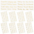 Salinist 10 Sheets of Daily Use Cash Envelope Labels Multifunction