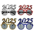 Salinist 4pcs 2025 New Year Eyeglasses 2025 Happy New Years Eve Glasses