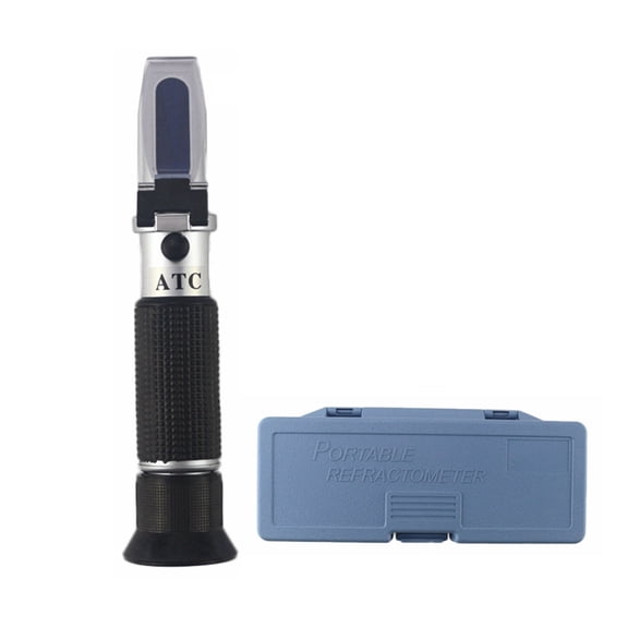 Salinity Refractometer Sea Salinity Meter ATC Salt Water Concentration Aquarium Handheld Mariculture Breeding Gravimeter ,Precision Measurement