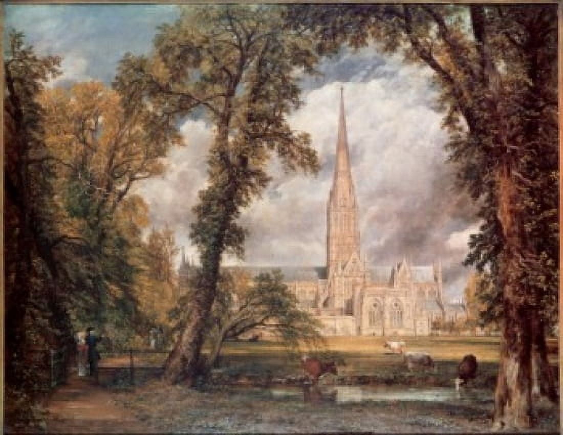 Salisbury Cathedral 1826 John Constable (1776-1837 British) Oil on canvas Frick Collection New York City Canvas Art - John Constable (18 x 24)