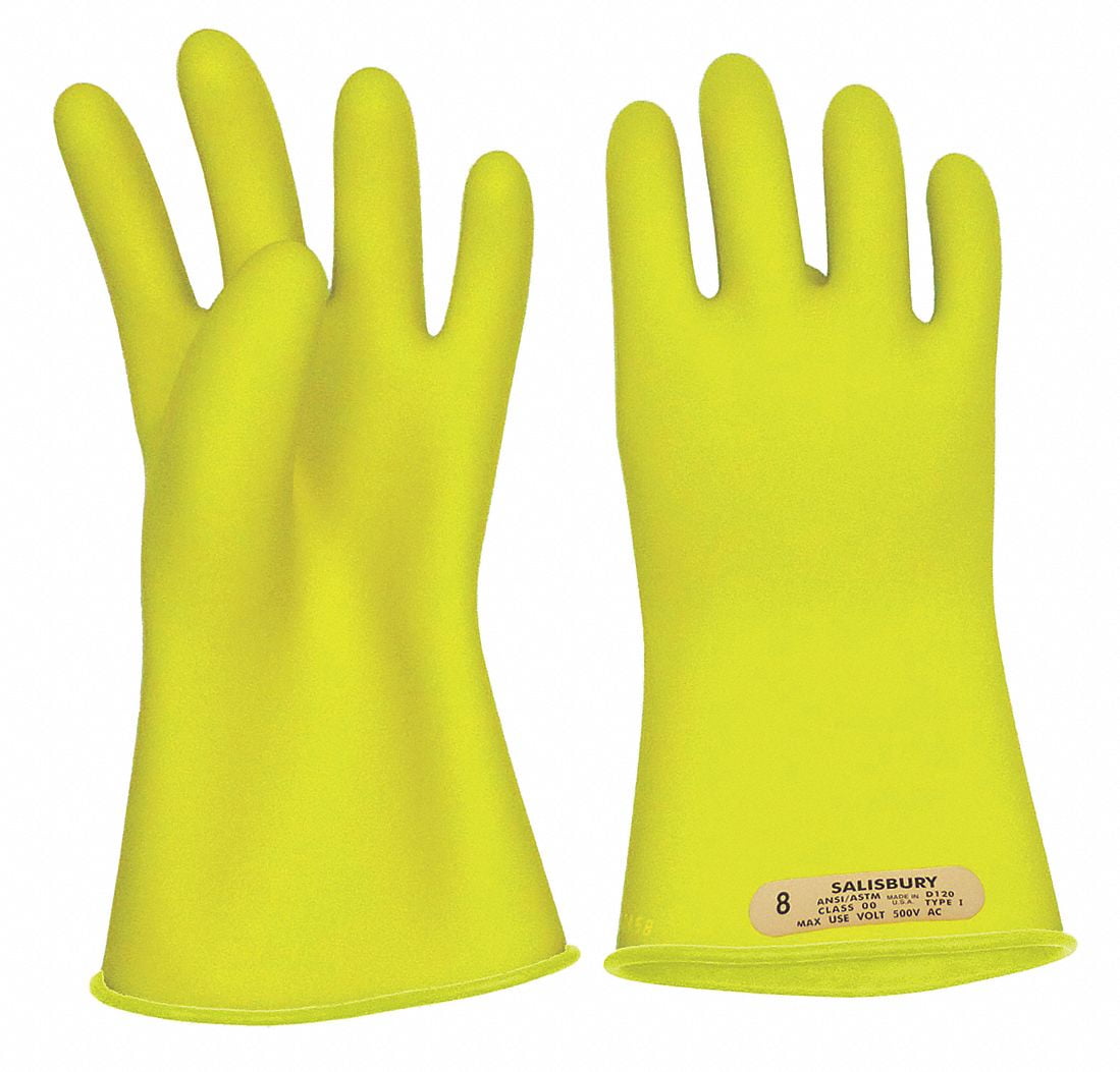 Salisbury Electrical Insulating Gloves,Type I,PR1 E0011Y/10