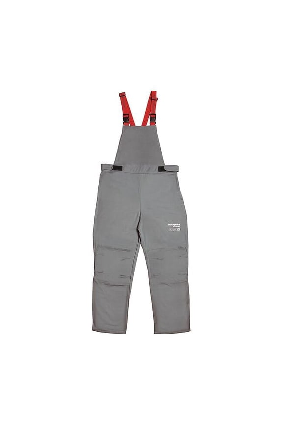 Bib Overalls, 12 cal/sq cm ATPV, XL, 30 in Inseam, Cotton/Nylon, Elastic