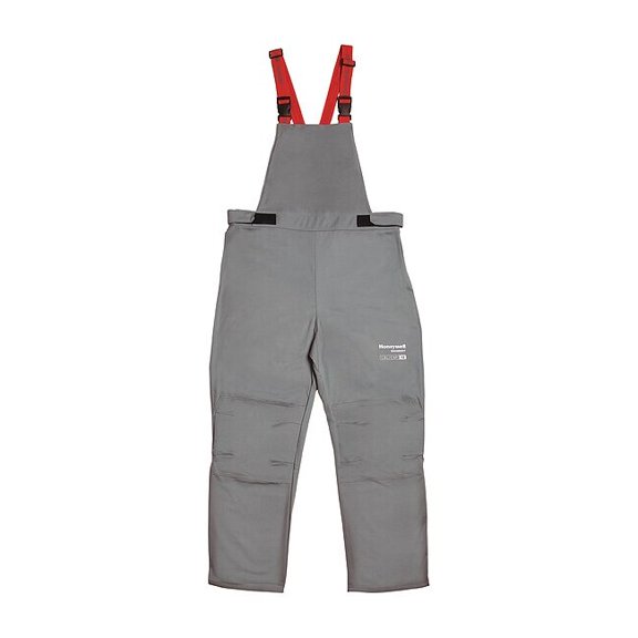 Bib Overalls, 12 cal/sq cm ATPV, XL, 30 in Inseam, Cotton/Nylon, Elastic ACB12RGXL