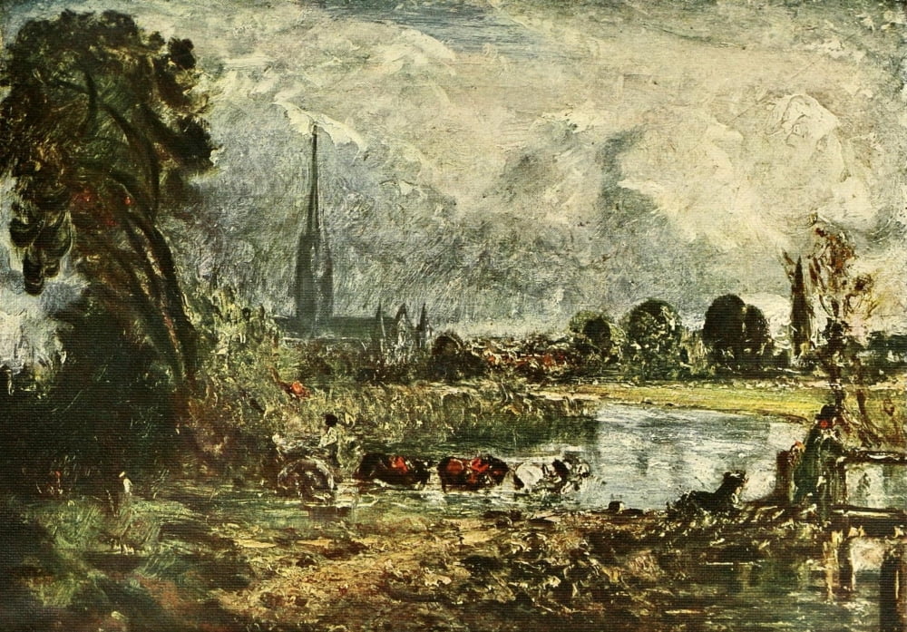 Salisbury History of Painting 1900 Canvas Art - John Constable (18 x 24)