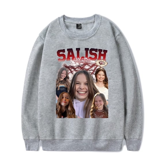 Salish Matter Merch Fashion Crewneck Long Sleeve Streetwear Women Men Pullover Sweatshirt