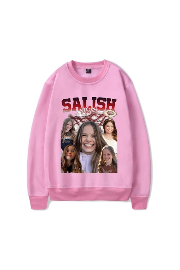 Salish Matter Merch Fashion Crewneck Long Sleeve Streetwear Women Men Pullover Sweatshirt