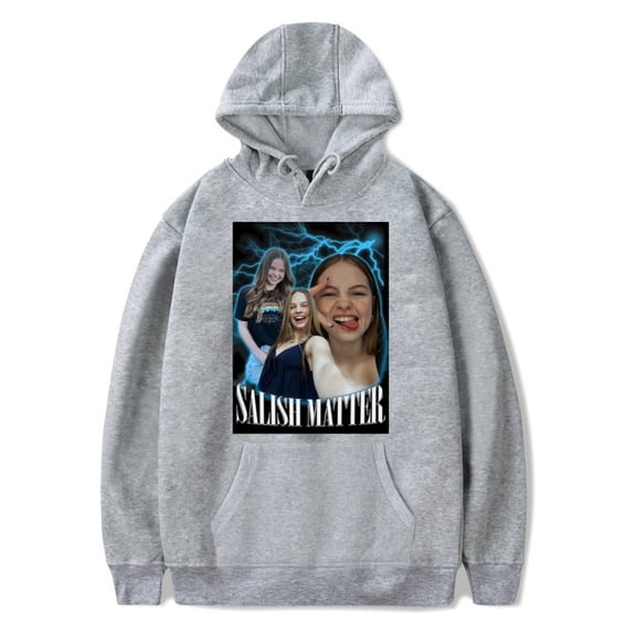Salish Matter Merch Hooded Casual Harajuku Sweatshirt Men's And Women's Fashionable Pullover