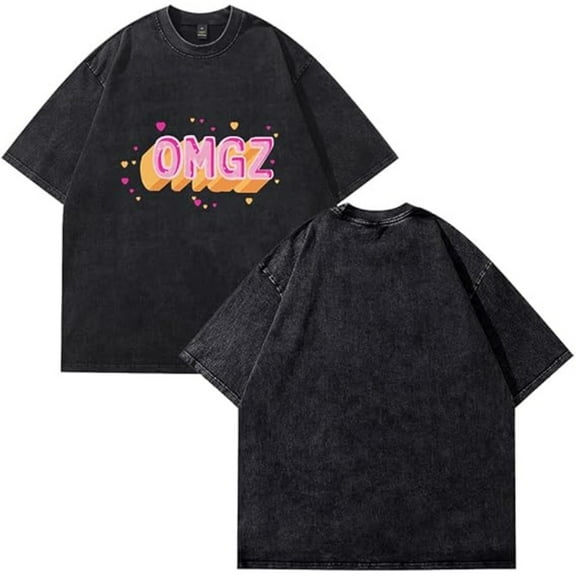 Salish Matter OMGZ Logo Merch T-Shirt Vintage Wash Tee Women Men Short Sleeve Casual Crewneck Tee