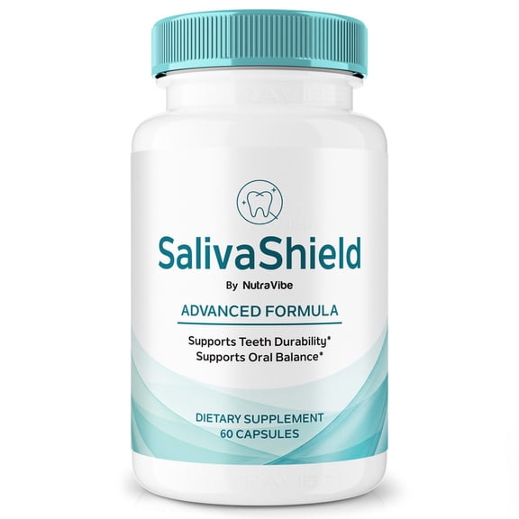 Saliva Shield  Original SalivaShield Formula for Fresh Breath, Teeth and Gum Support, and Oral Wellness | Clean, Easy-to-Swallow Pills for Daily Mouth Care (60 Capsules)