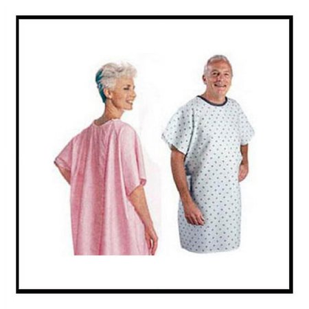 Salk Snapwrap Reusable Deluxe Adult Patient Gown, Yellow Floral, 1 Ea, 6 Pack