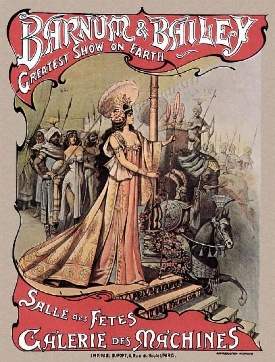 Salle Des Fetes Galerie Des Machines Circus 2of2 Canvas Art - (36 x 54)