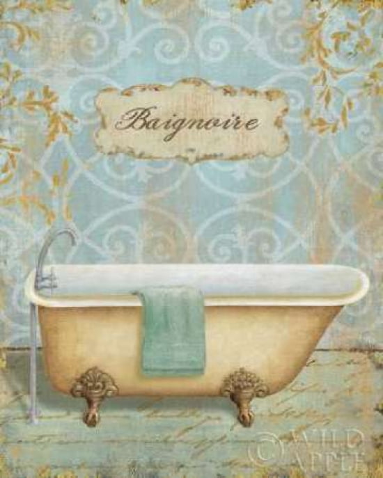 Salle de Bain II Canvas Art - Daphne Brissonnet (24 x 30)