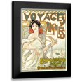 thumbnail image 1 of Salles, Robert 11x14 Black Modern Framed Museum Art Print Titled - Voyages Animes, 1 of 5