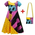 thumbnail image 1 of Sally Dress Toddler Girls Cosplay Christmas Short Sleeves Dress Up Baby Kids For 5-12Y, 1 of 6