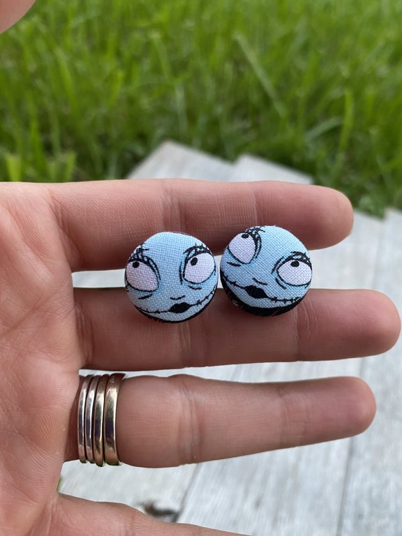 Sally Fabric Stud earrings Nightmare Before Christmas Gift