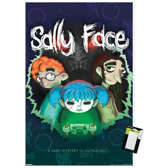 Sally Face - A Dark Mystery Is Unfolding Wall Poster, 22.375" x 34"