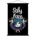 thumbnail image 1 of Sally Face - Crossed Guitars Wall Poster with Magnetic Frame, 22.375" x 34", 1 of 6