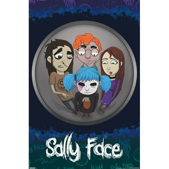 Sally Face - Fisheye Wall Poster, 22.375" x 34"